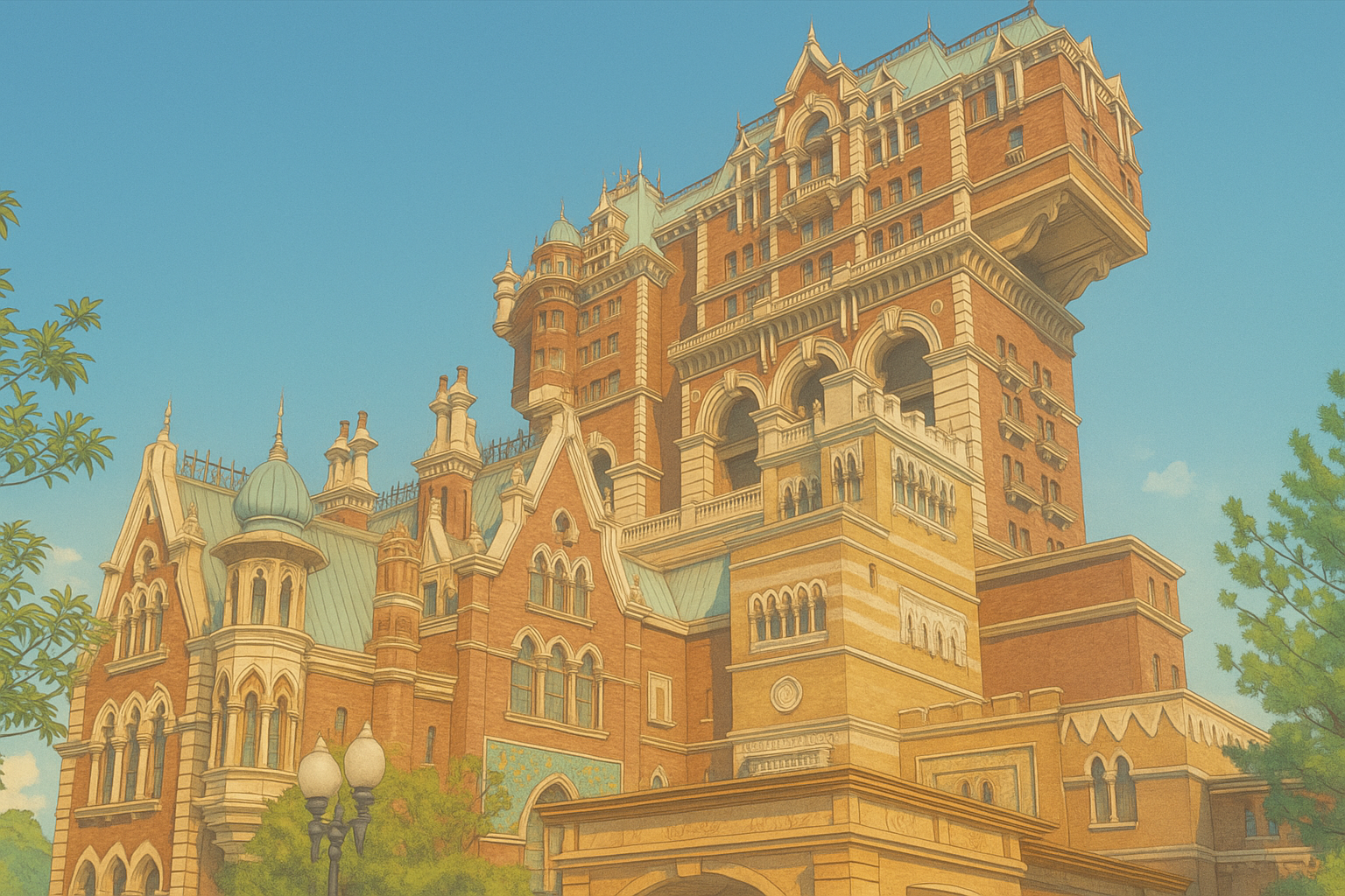 Exterior of the Tower of Terror