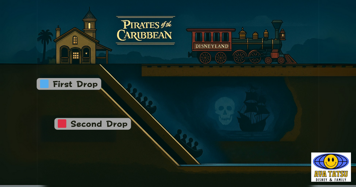 Cross-section of Pirates of the Caribbean structure